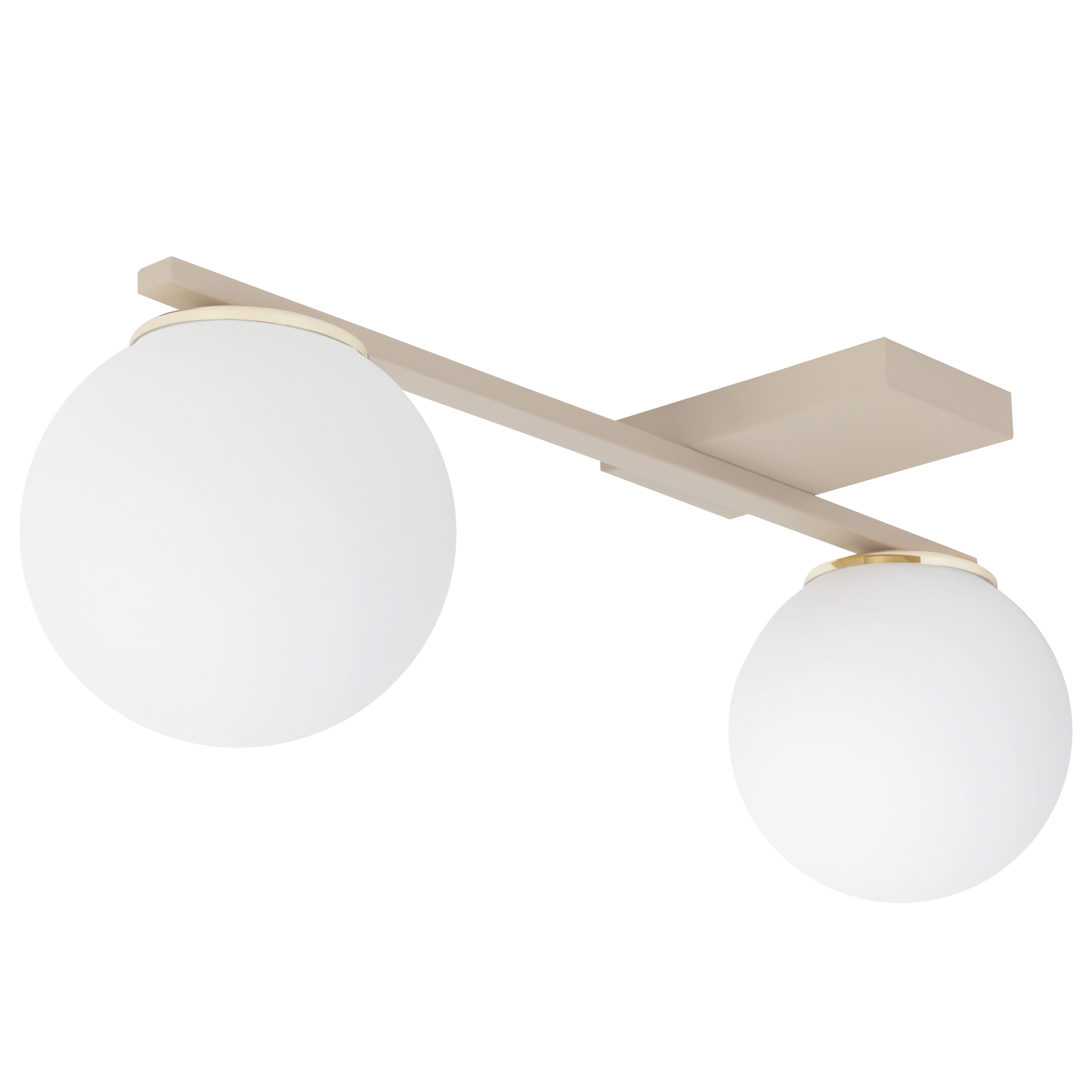 Lampa sufitowa wisząca Light Home LH Alta 2xE14 kaszmir klosz szklany biały