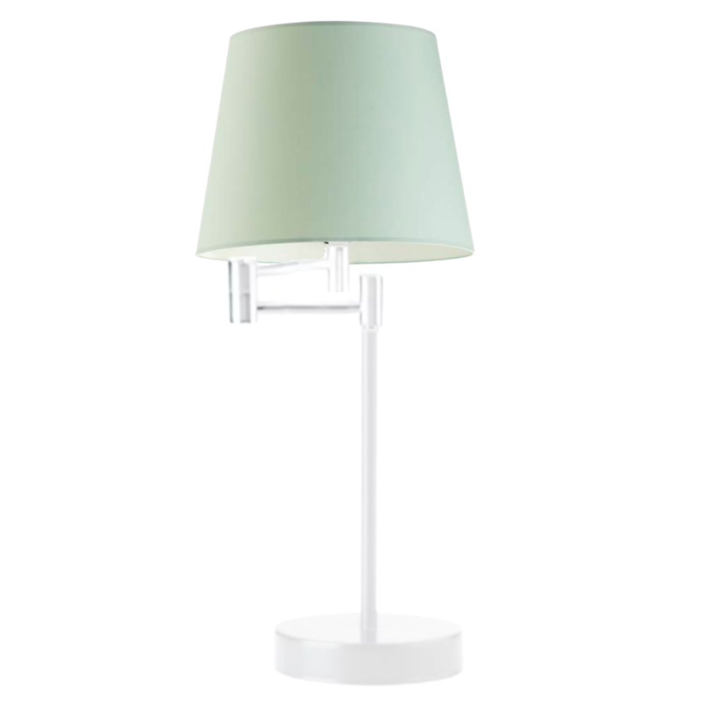 Lampka nocna przegubowa na biurko lampa biurkowa regulowana LED z abażurem stożek JUKON