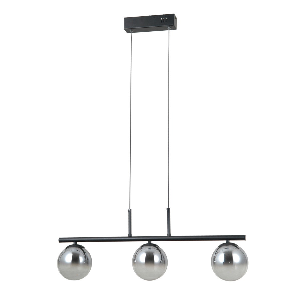 Lampa wisząca VELADA LED 15W Ciepła biel 610lm czarna matowa wym: 120 x 71 x 13 cm Italux