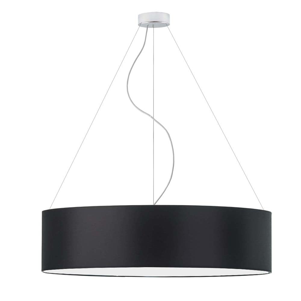 Lampa sufitowa żyrandol lampa wisząca z abażurem walec 80 cm BLUES
