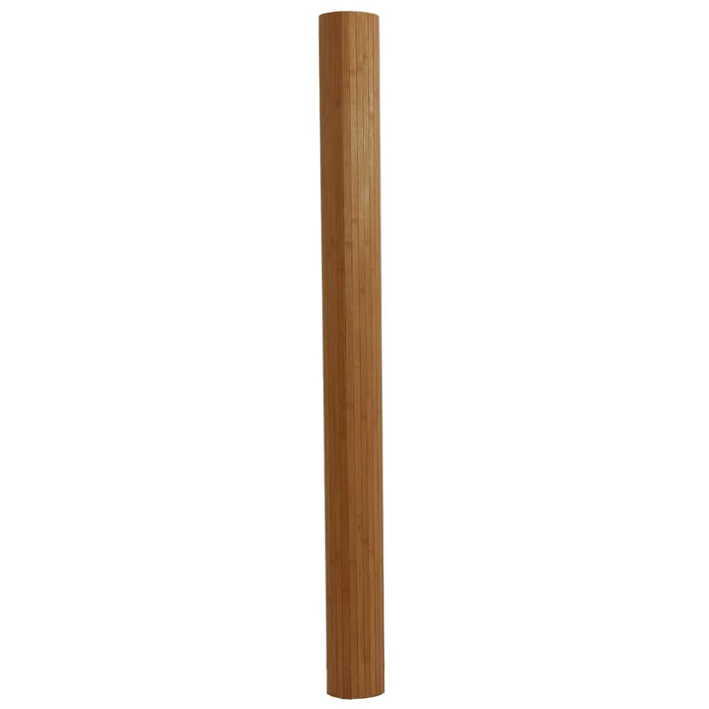 Tapete retangular 80x100 cm bambu castanho