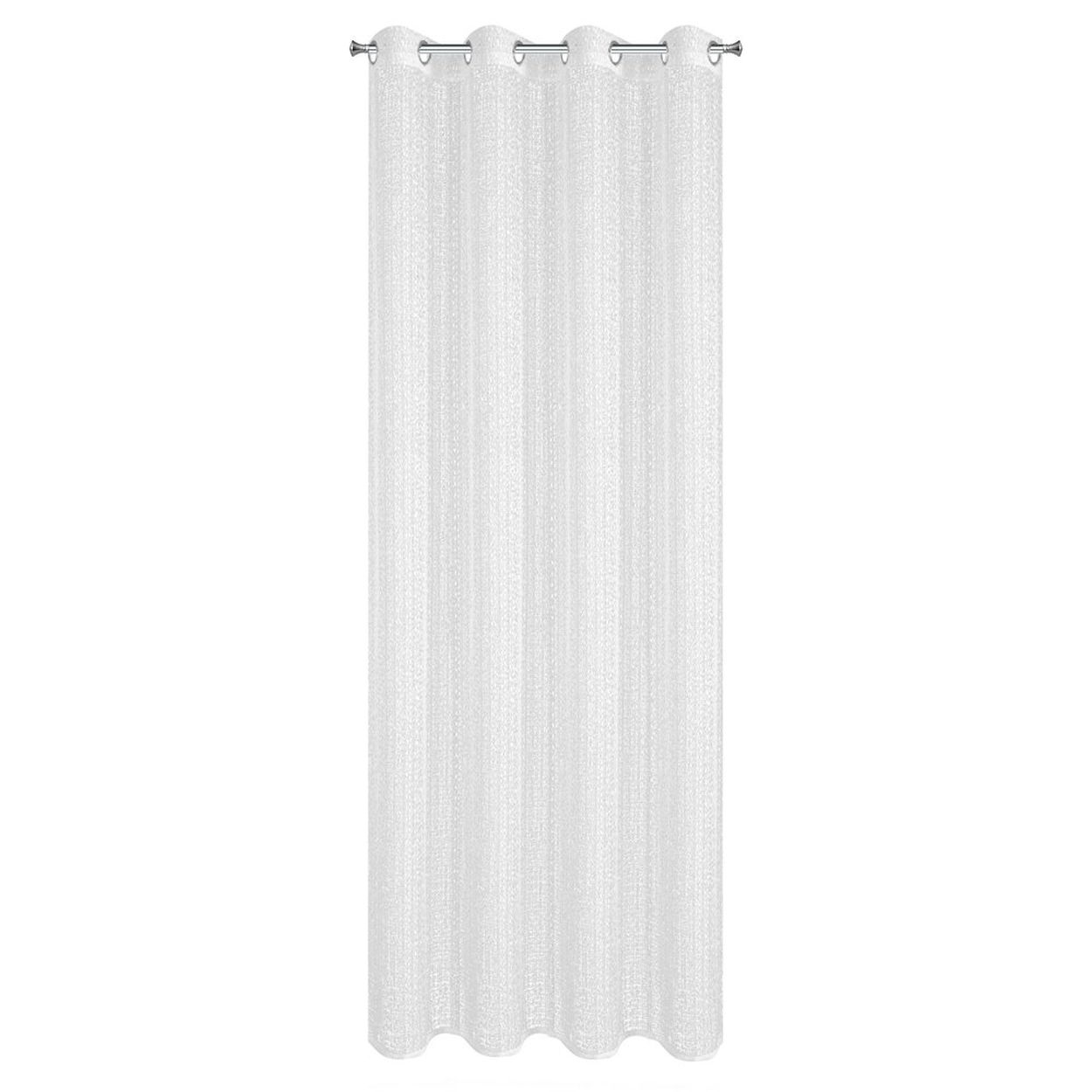 Firanka KLOE Eurofirany siatka biała przelotki 140x250 cm 1 szt.