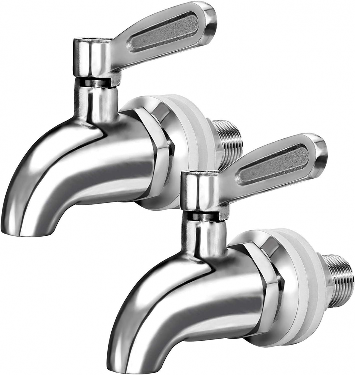Zapasowy kran do dystrybutora napojów, stal nierdzewna, otwór 16 mm (5/8"), opakowanie 2 szt.