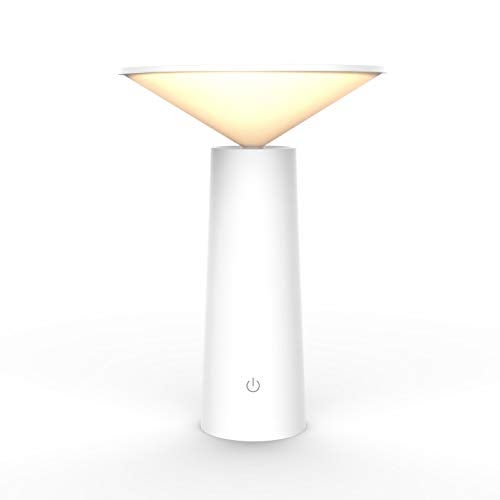 Lampka nocna stylu nordyckim ładowana przez USB dotykowy włącznik ochrona oczu idealna dla studentów akademika możliwością ładowania ściemniana nocna