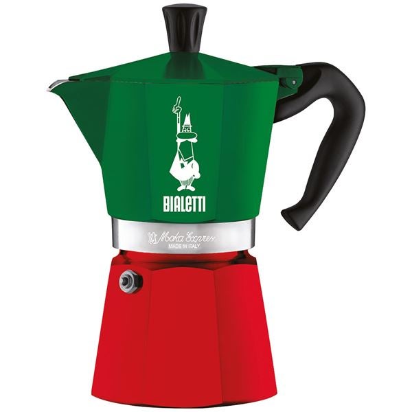 Kawiarka włoska Bialetti Moka Express Italia lekka aluminiowa 3 filiżanki