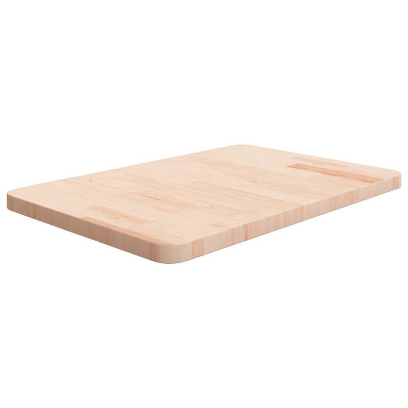 Blat Łazienkowy Surowy z Litego Drewna 60x40 cm Brązowy