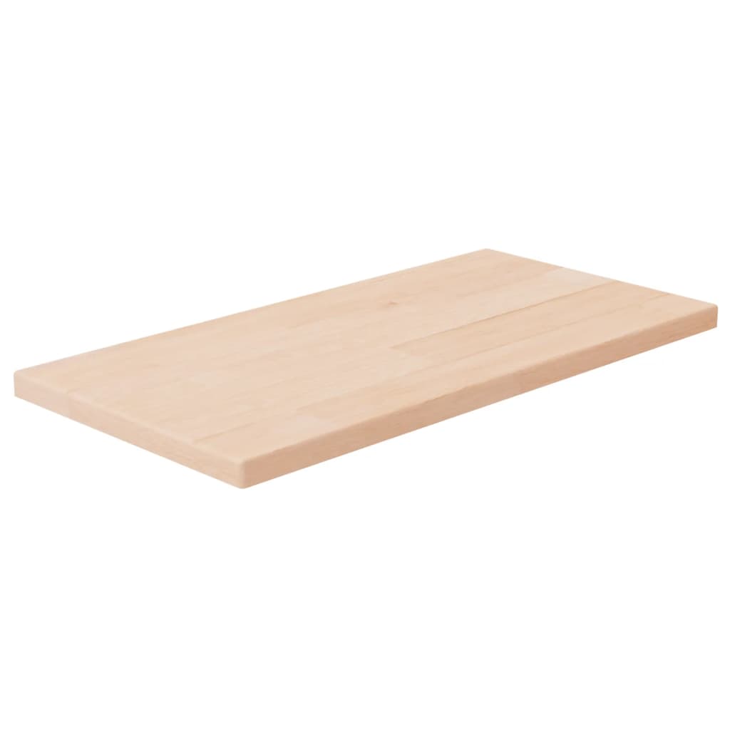 vidaXL Półka, 40x20x1,5 cm, surowe lite drewno dębowe