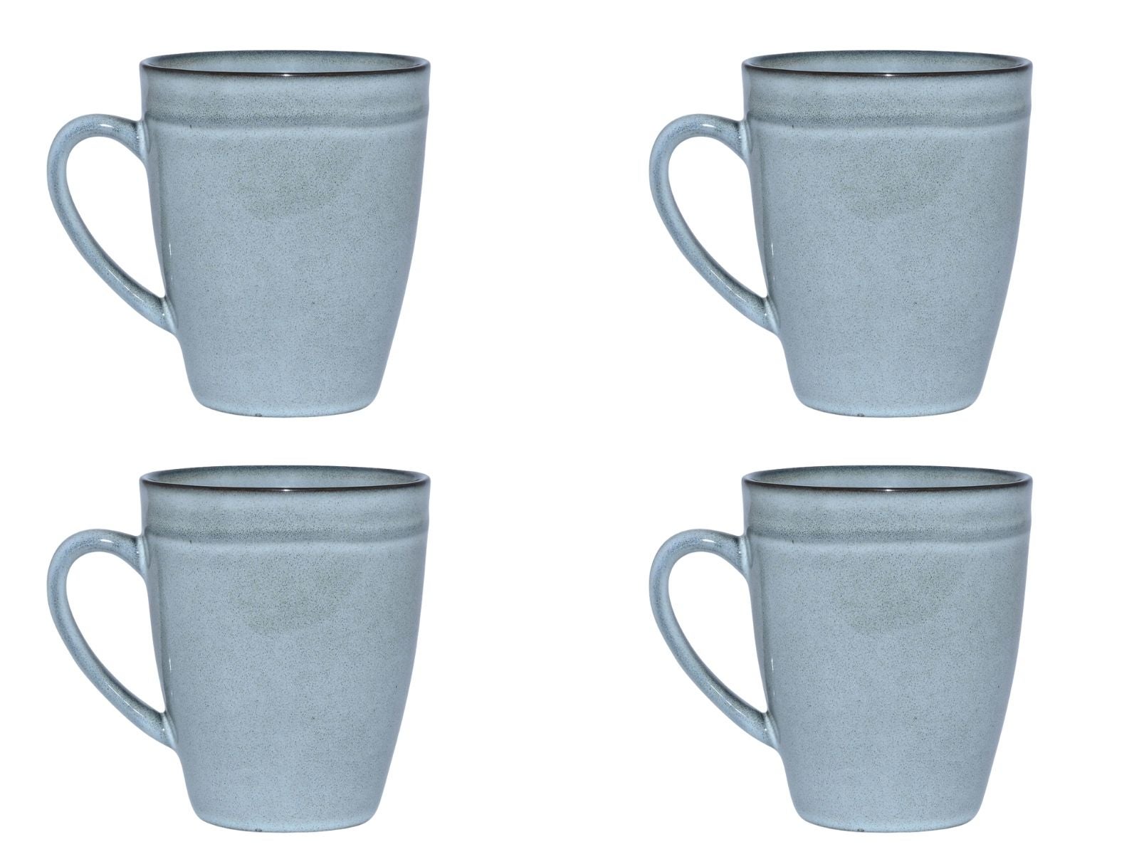 Komplet kubków Deline Pacific Estia 480 ml niebieski kamionka 4 szt.