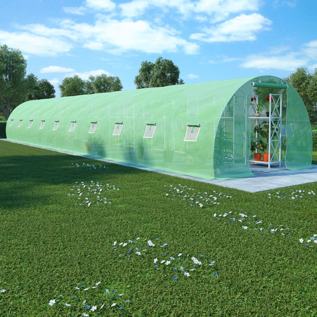 Szklarnia ogrodowa, 45 m², 15 x 3 x 2 m vidaXL