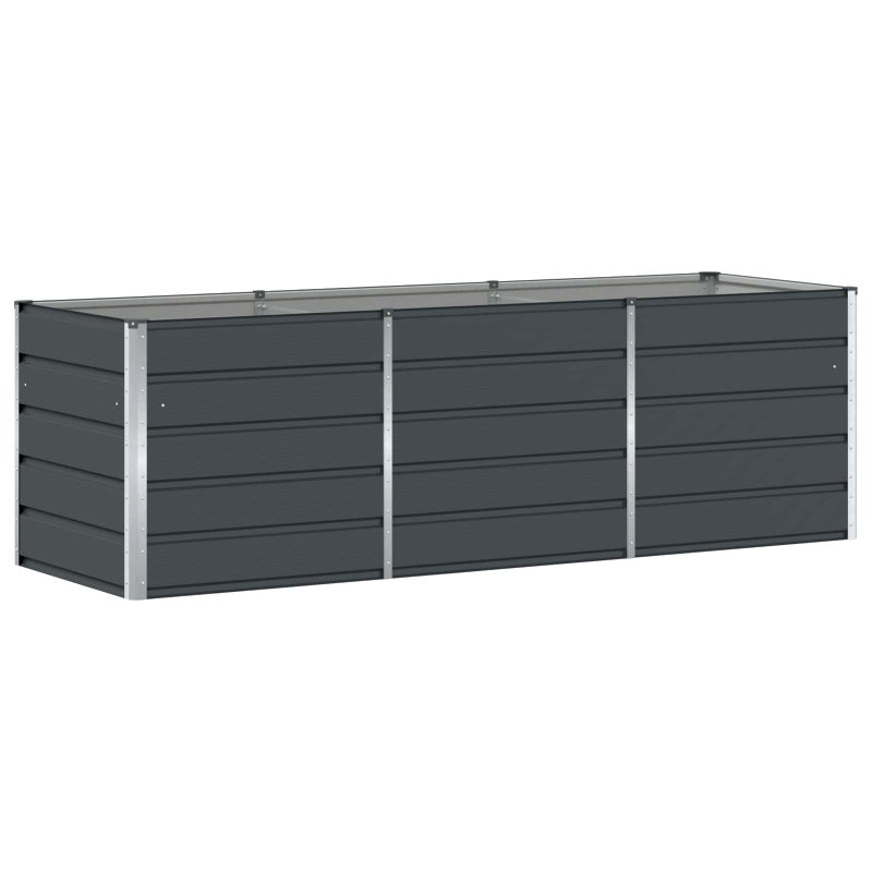Donica Antracyt 240 x 80 x 75 cm Stal