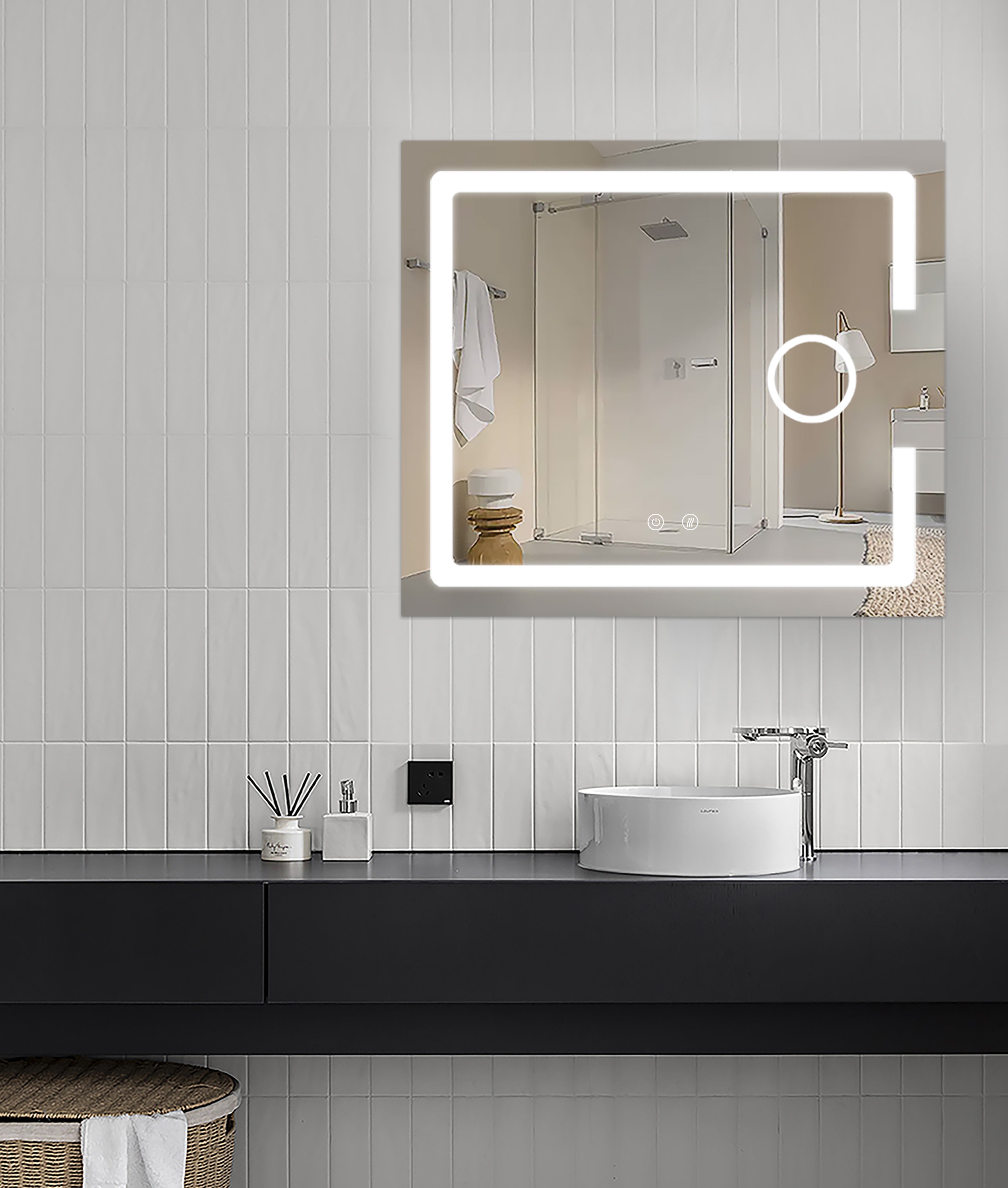 Lustro LED Bali 120x70 cm szkło