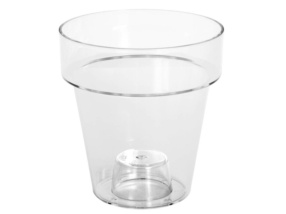 Przezroczysta doniczka Porto Orchidea 16 cm Teraplast