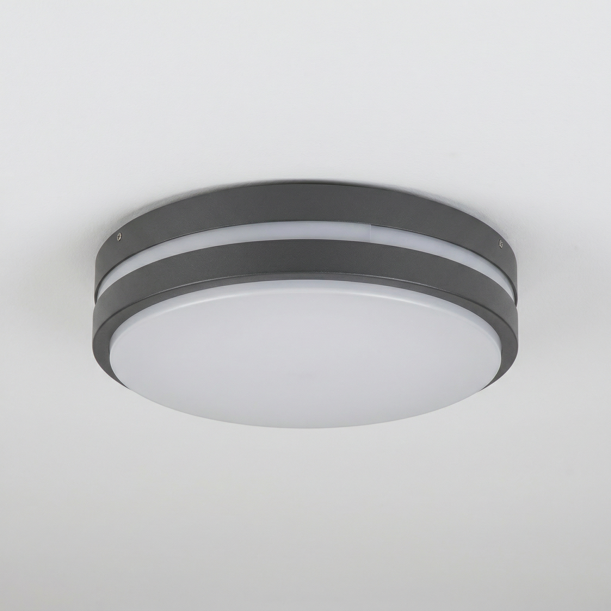 Lampa sufitowa zewnętrzna Hamburg LED 10W Neutralna biel 720lm antracytowo-biała IP44 Rabalux