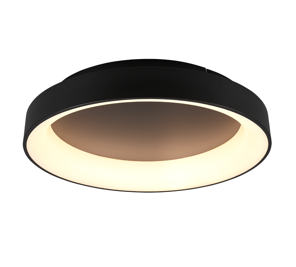 Plafon lampa sufitowa nowoczesna wbudowany LED GIRONA czarny Trio 671290132
