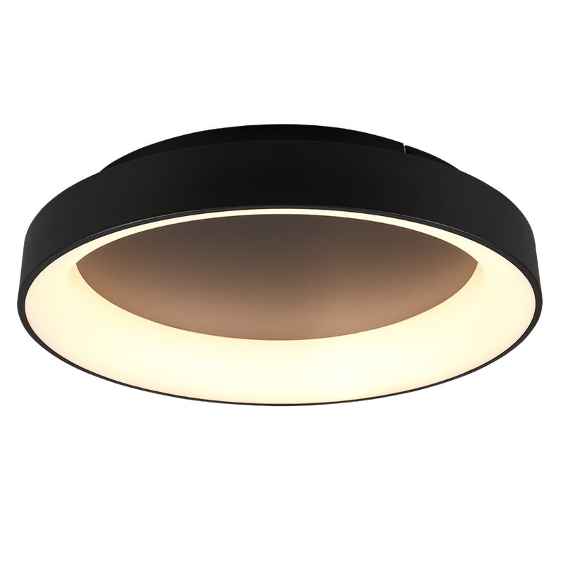 Plafon lampa sufitowa nowoczesna wbudowany LED GIRONA czarny Trio 671290132