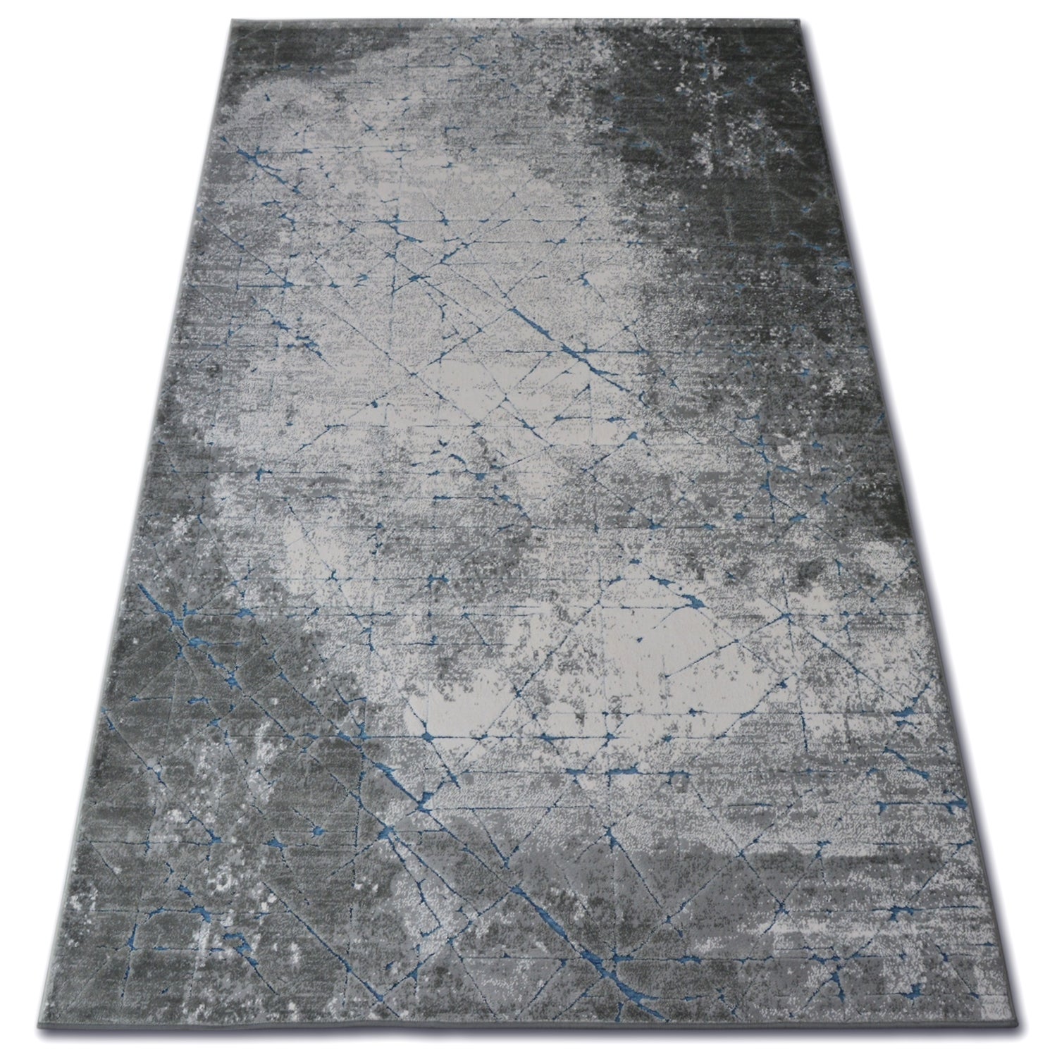 Dywan AKRYL YAZZ 6076 BETON niebieski / szary 160x220 cm