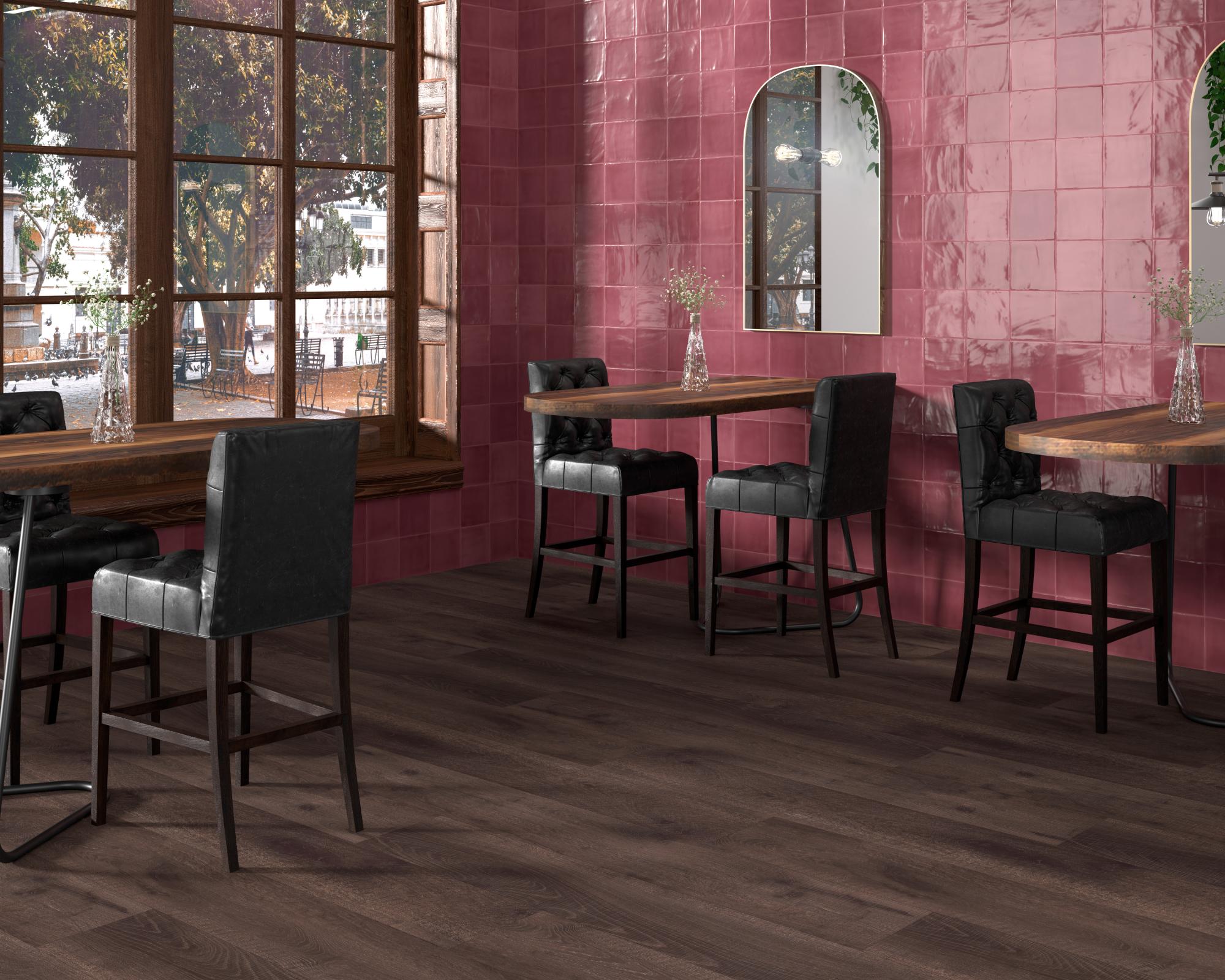 PŁYTKA TABARCA CZERWONA 15x15 CM EFEKT ZELLIGE CZERWONA BŁYSZCZĄCA PŁYTKA CERAMICZNA PREMIUM