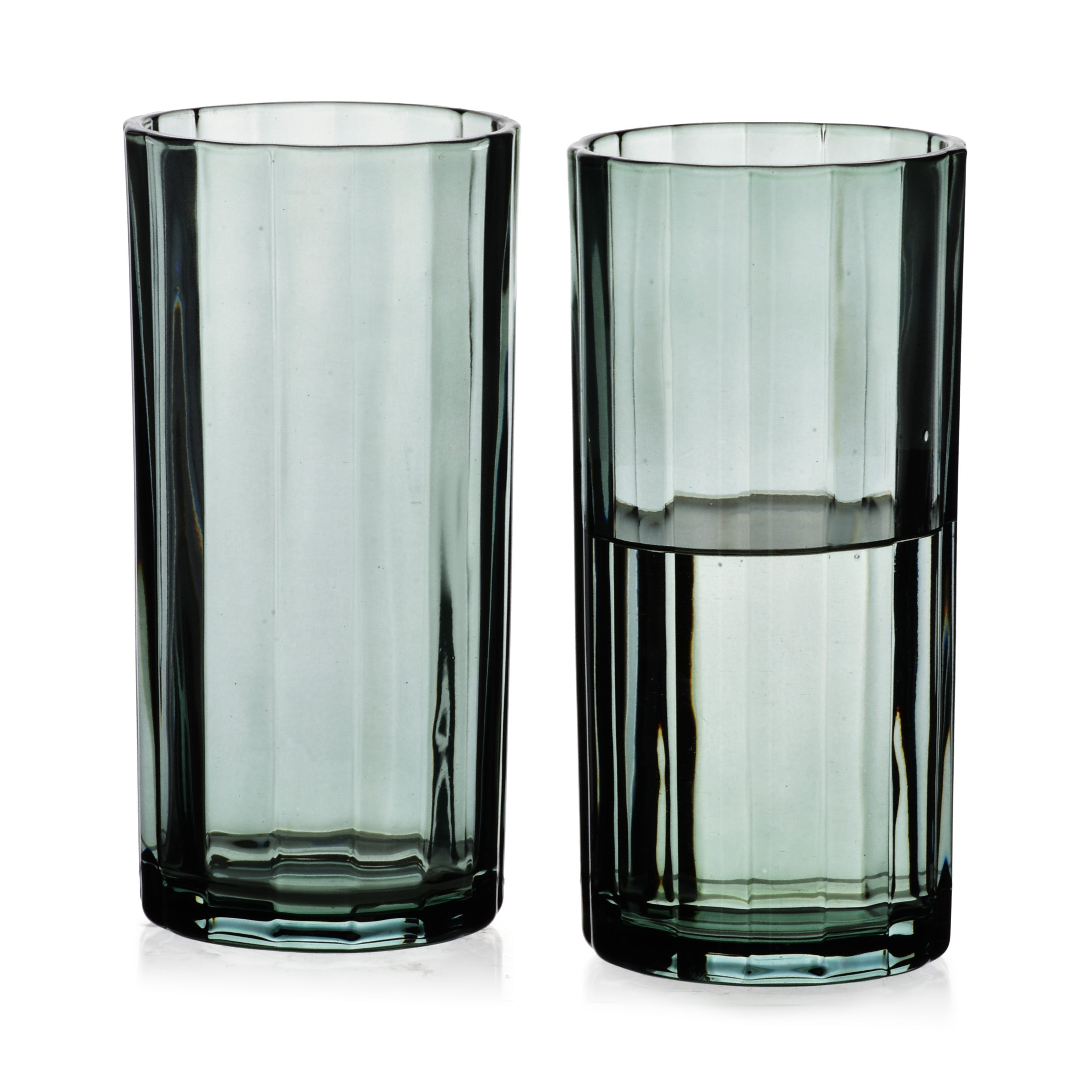elise stripes komplet 4 szklanek 360ml 7x7x15 cm
