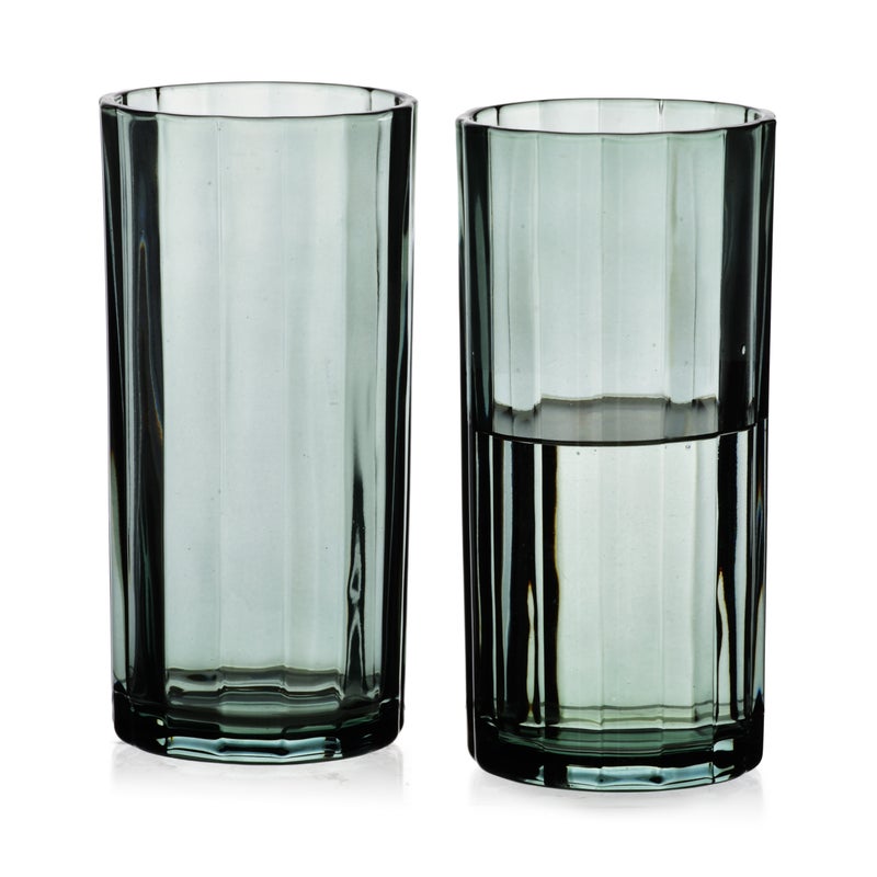 elise stripes komplet 4 szklanek 360ml 7x7x15 cm