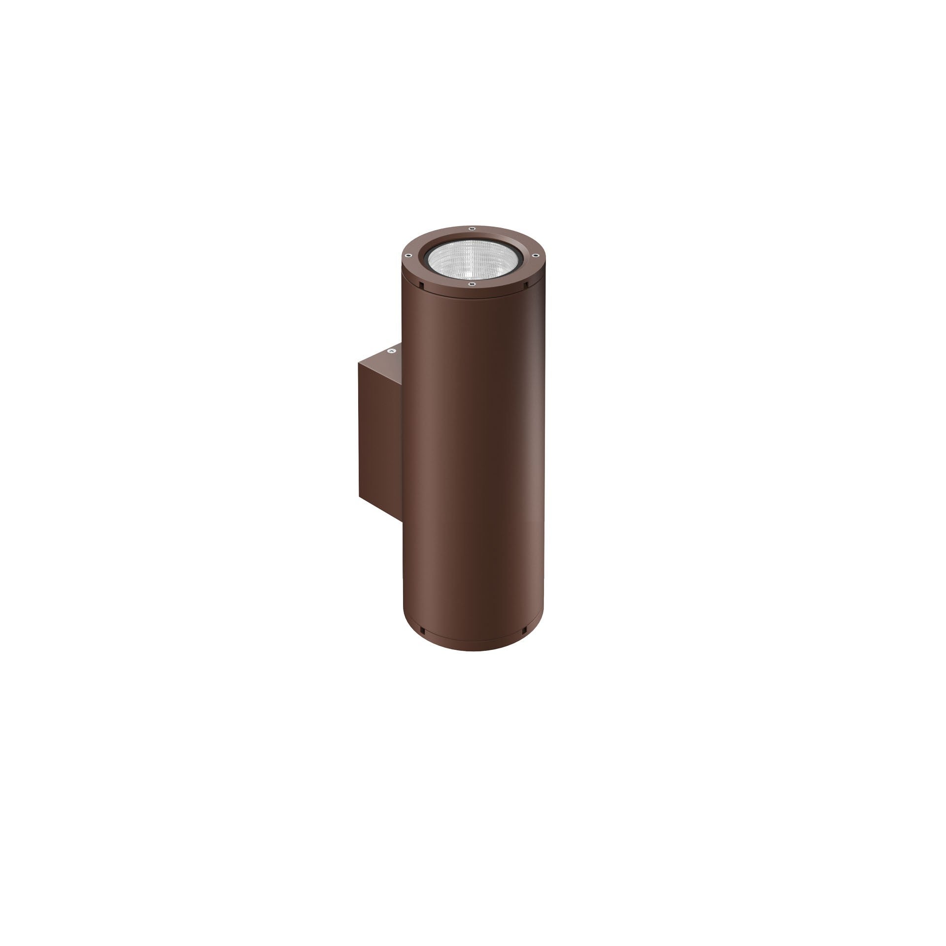 Kinkiet zewnętrzny LED cylindryczny 2x16W corten 2900 Lm CCT