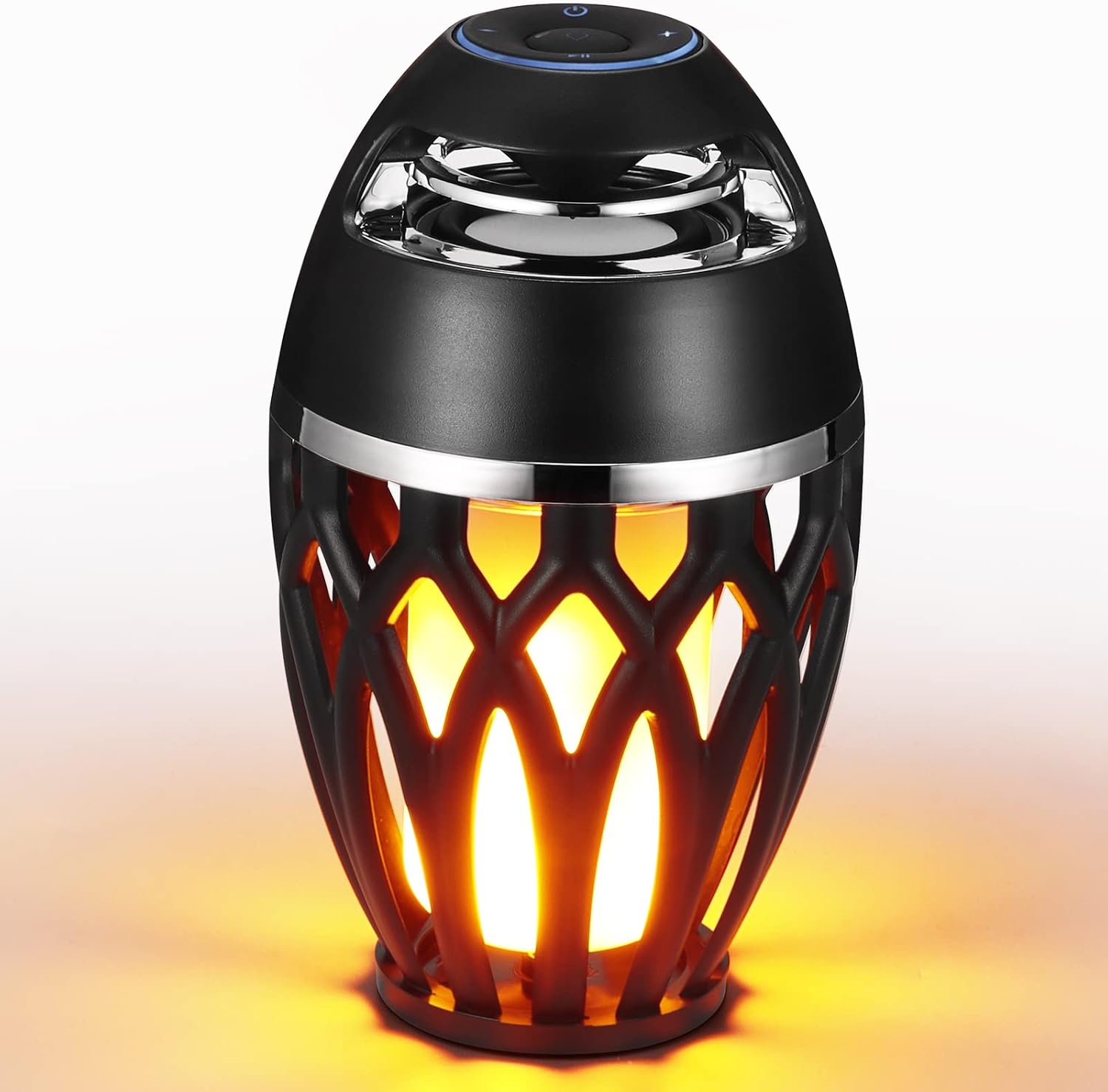 Wodoodporny głośnik Bluetooth z lampką LED – przenośny głośnik bezprzewodowy do ogrodu, na kemping i jako prezent