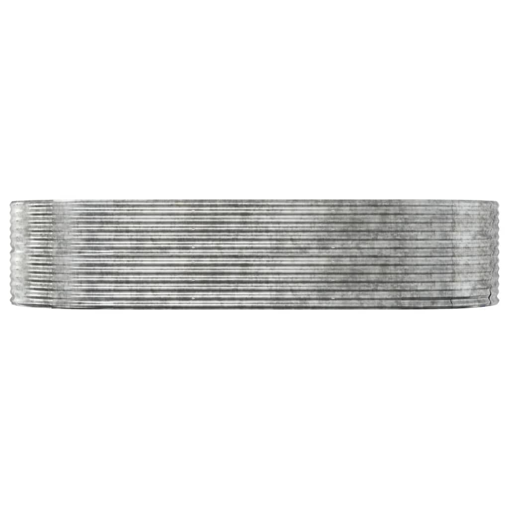 Podwyższona donica, stal ocynkowana, 291x140x68 cm
