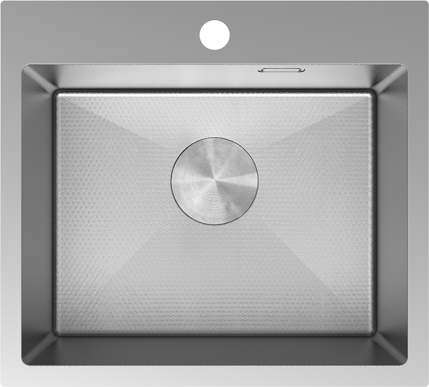 Mexen Solix zlewozmywak stalowy 1-komorowy 500 x 450 mm, inox HC - 6402501000-01HC