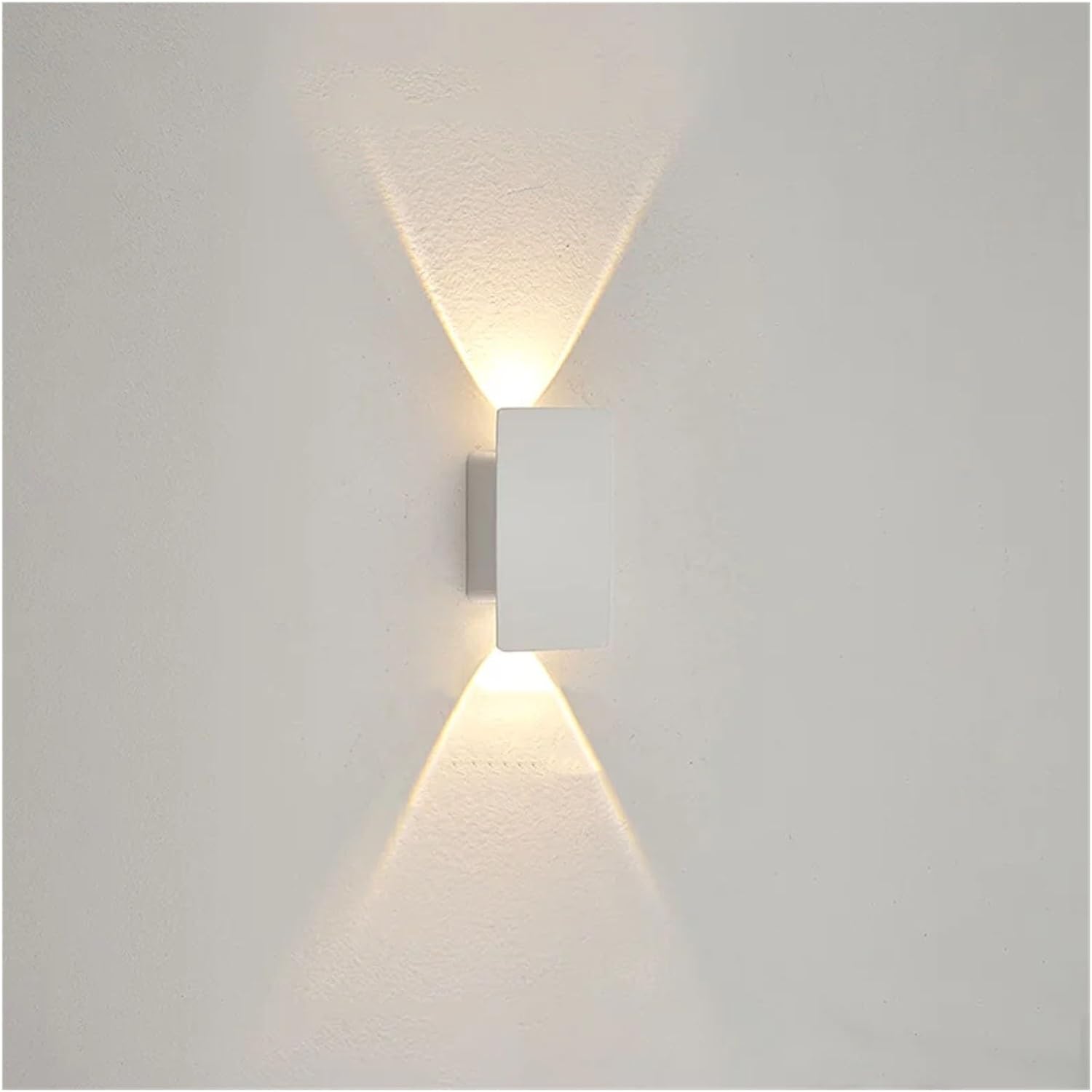 Kinkiet, taśma aluminiowa, ciepłe światło, oświetlenie sypialni (białe, 10 cm - 1 sztuka - 2 W)