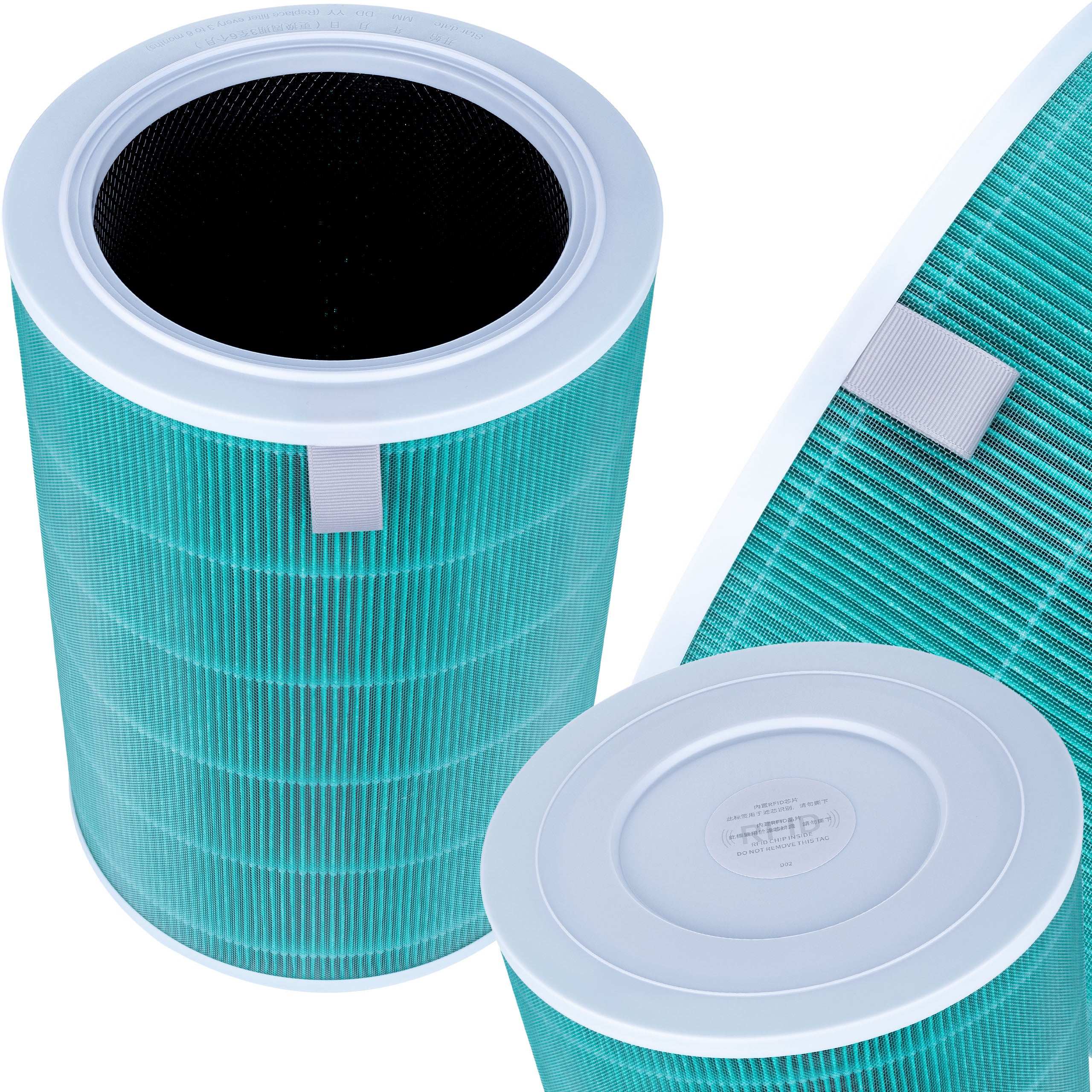 Zenthril Filtr HEPA E12 do Xiaomi Mi Air Purifier – Skuteczna Filtracja PM2.5 | Chip RFID | 3-Warstwowa Ochrona 295x200 mm