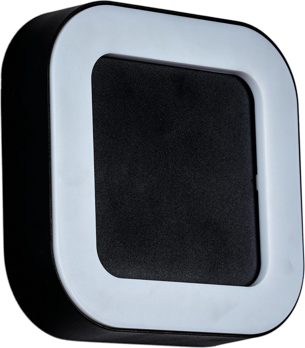 Kinkiet zewnętrzny Lupus LED 12W Neutralna biel 640lm czarno-biały wym:20,5x20,5x4,5cm IP54 IdeaLED