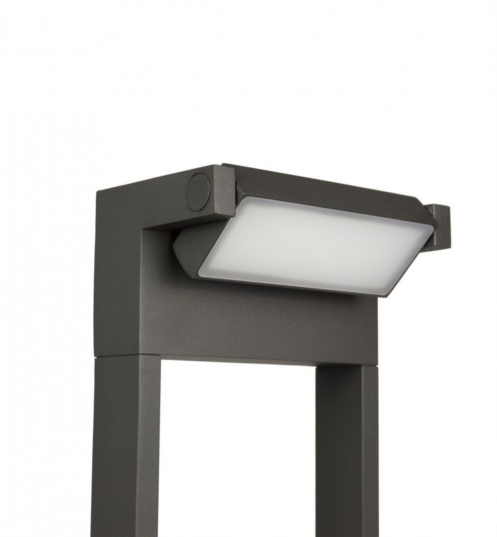 Lampa ogrodowa stojąca Rota ciemnoszara LED 10W 4000K 720lm IP54 wym: 78 x 15 x 8,5 cm aluminium SU-MA