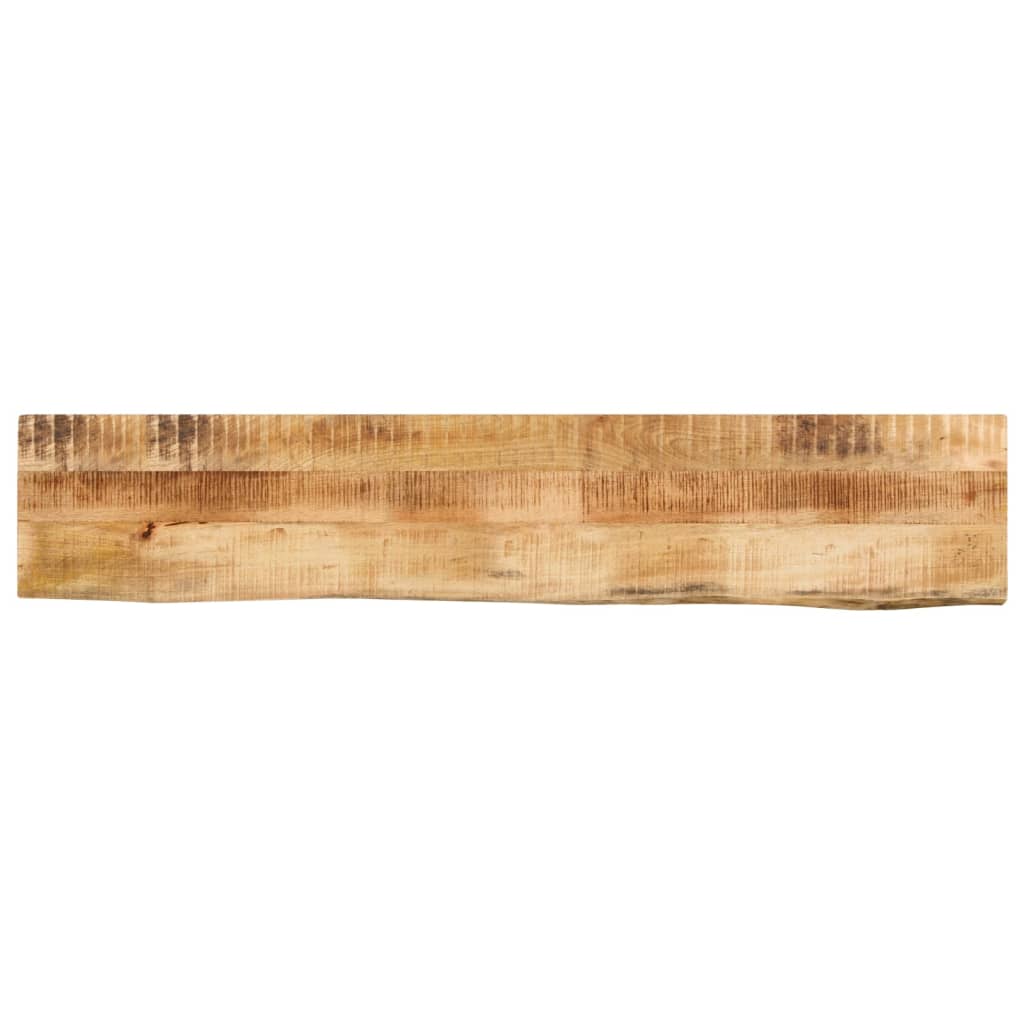 Blat Drewniany Mango Lity Surowy 38 mm do Stołu z Żywą Krawędzią 160x20 cm
