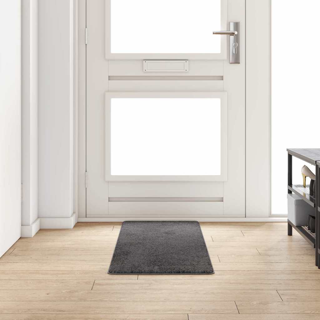 Chodnik dywanowy Szary 50 x 150 cm 100% Poliester Tuft vidaXL