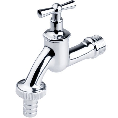Zawór czerpalny kran ogrodowy chromowany polerowany 1/2” polerowany