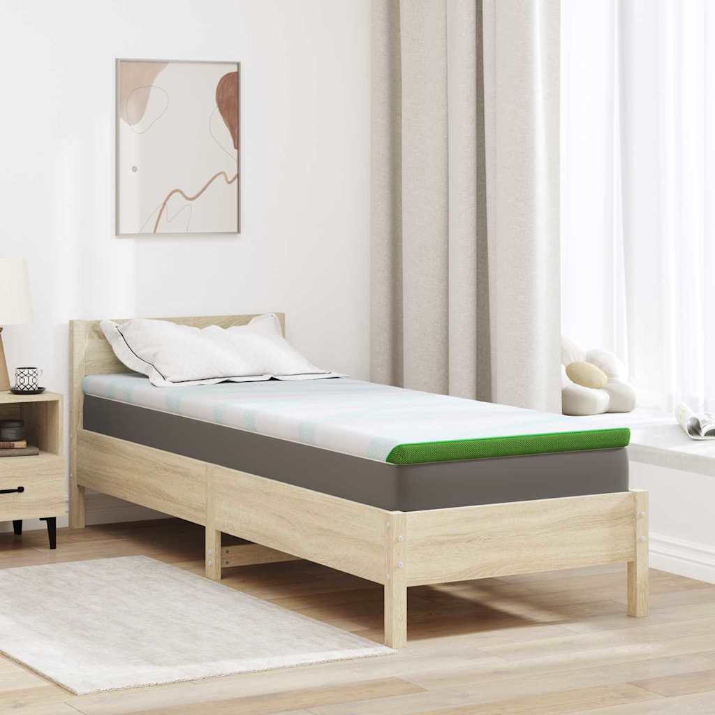Nakładka na materac Biały i zielony 80 x 200 cm vidaXL