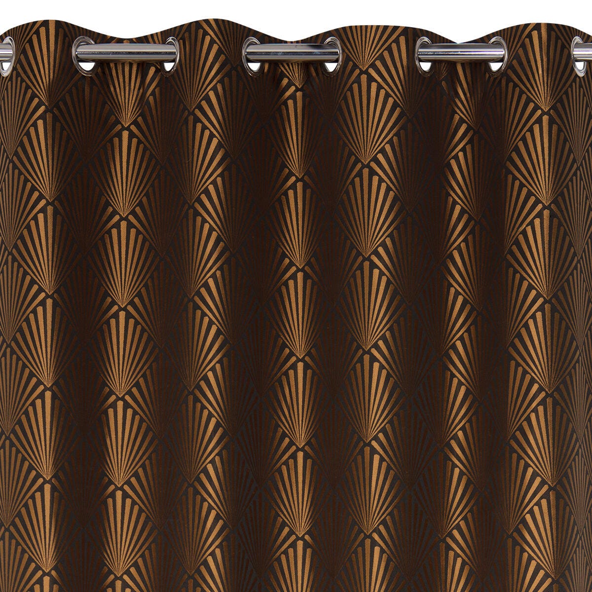Zasłona filtrująca, Tilda, czarna, wys. 260 x szer. 140 cm