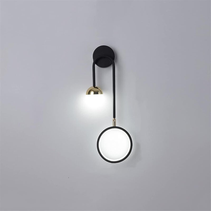 Nowoczesna Lampa Ścienna Applique Murale 13W Materiał Akrilik, Lampa Retro, Metalowe Kinkiety do Kuchni Idealne do Restauracji Loft Tri-cieniowanie