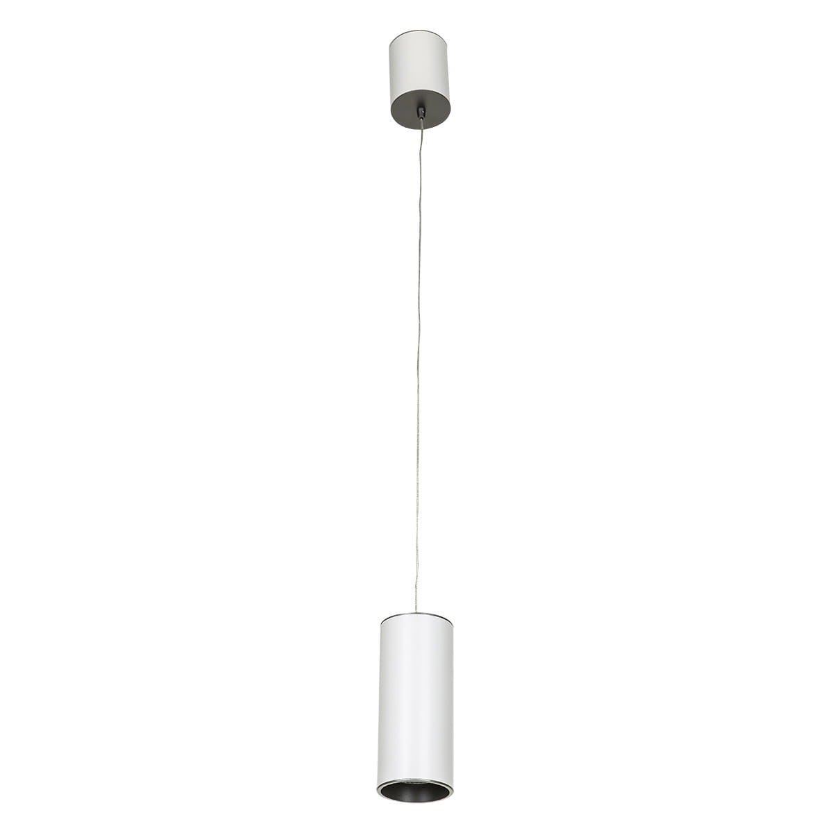 Lampa wisząca Moldes LED 12W Ciepła biel 820lm biało-szara wym: 116 x 8,5 x 8,5 cm Italux