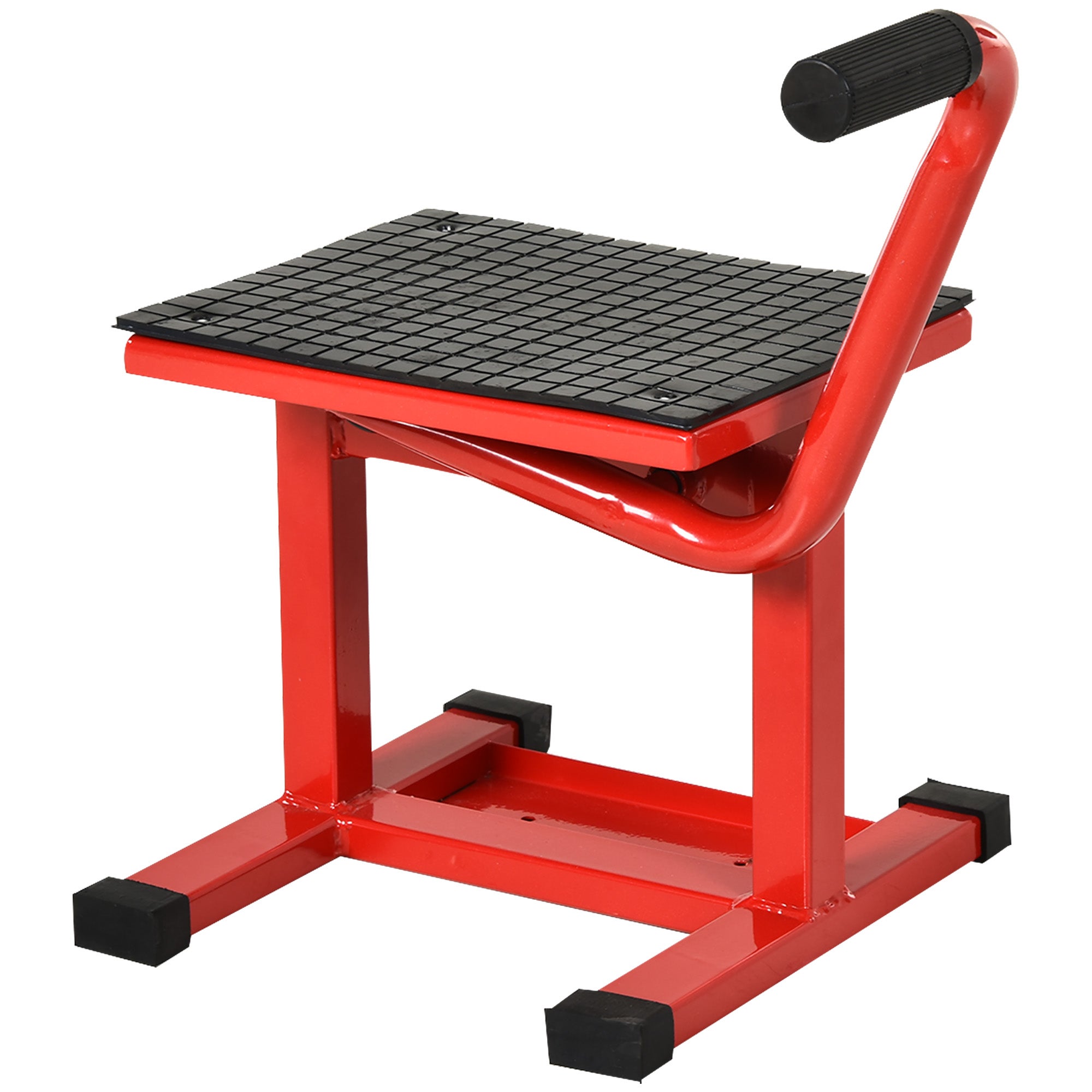 Podnośnik motocyklowy, udźwig 150 kg, platforma podnośnika motocyklowego, regulowana wysokość 275/395 mm, do garaży i obszarów zewnętrznych