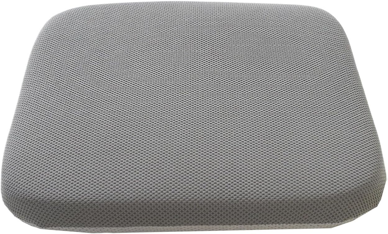 Poduszka na krzesło 45x45 cm, gruba, kwadratowa poduszka na krzesło, pianka memory foam do użytku wewnątrz pomieszczeń ze zdejmowanym pokrowcem nadają