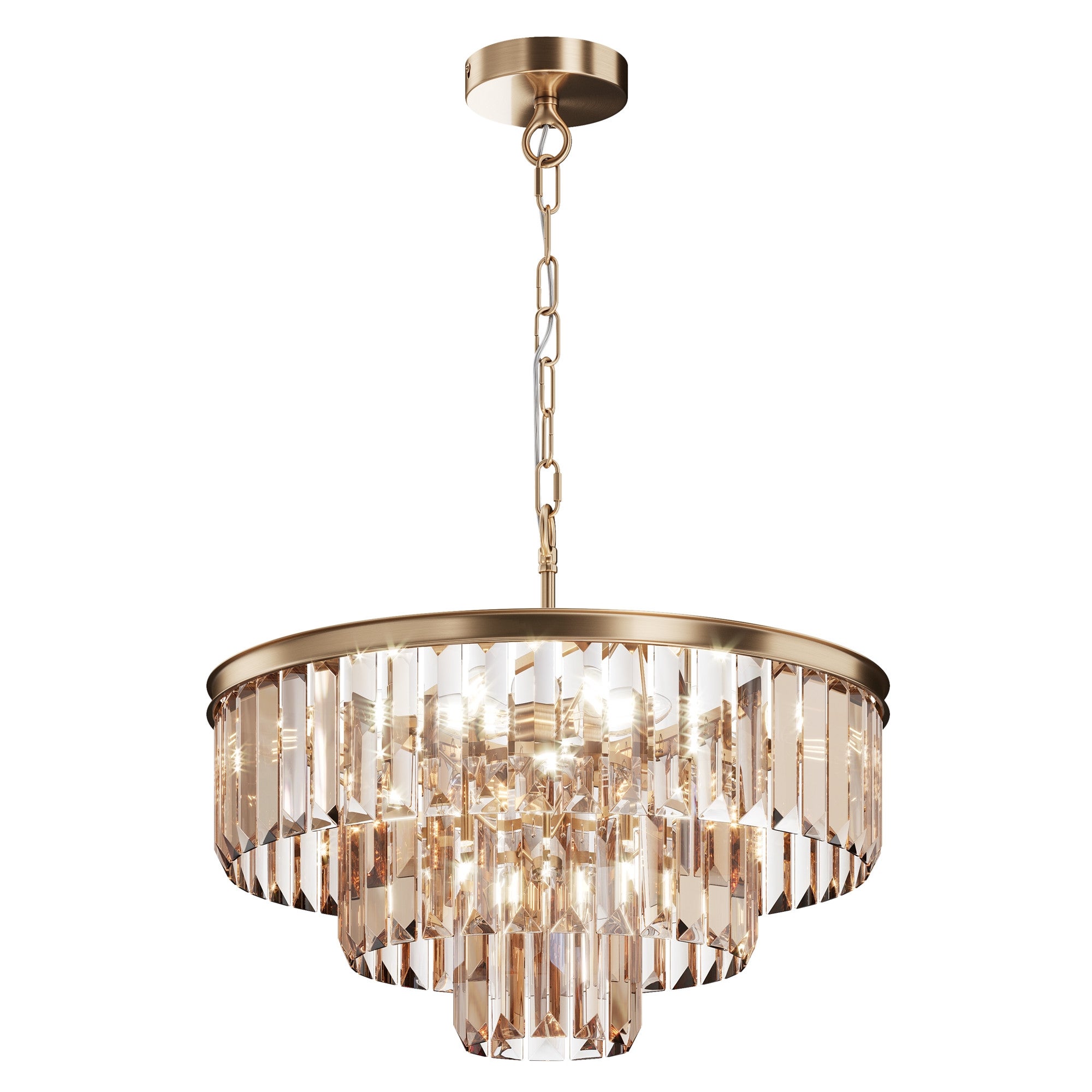 Lampa wisząca żyrandol glamour kryształ Revero Maytoni MOD085PL-07G