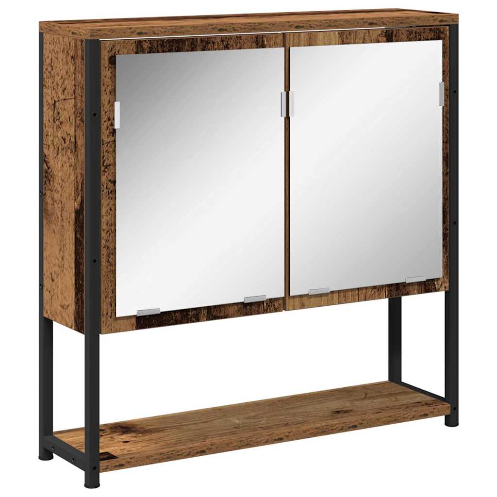 Szafka z lustrem Stare drewno 60 x 16 x 60 cm