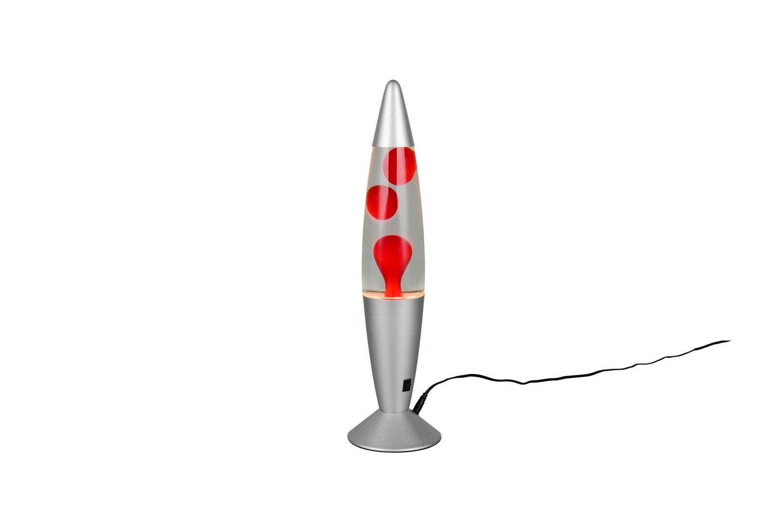 Lampa stołowa LED VESUV srebrno-czerwona 21W ciepła 260lm szkło wym:41,5x10x10cm IP20 RL
