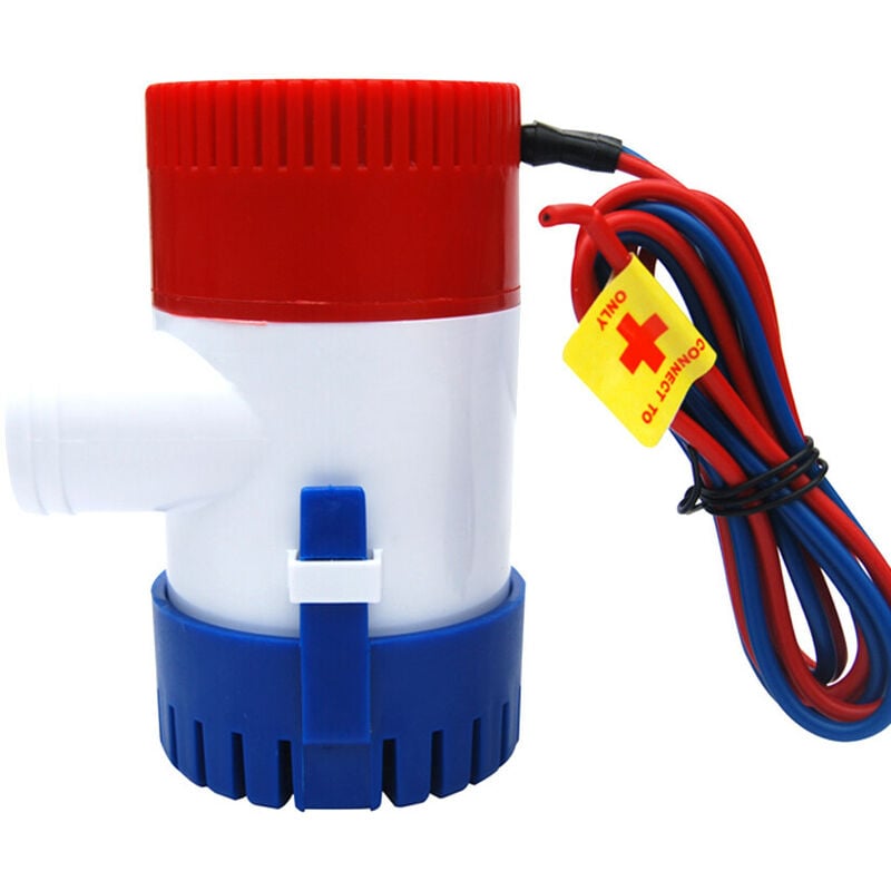 Pompa zęzowa DC 24 V o wydajności 1100 GPH, elektryczna pompa wodna do zatapialnych wodnosamolotów, kamperów, łodzi mieszkalnych, łodzi, 8