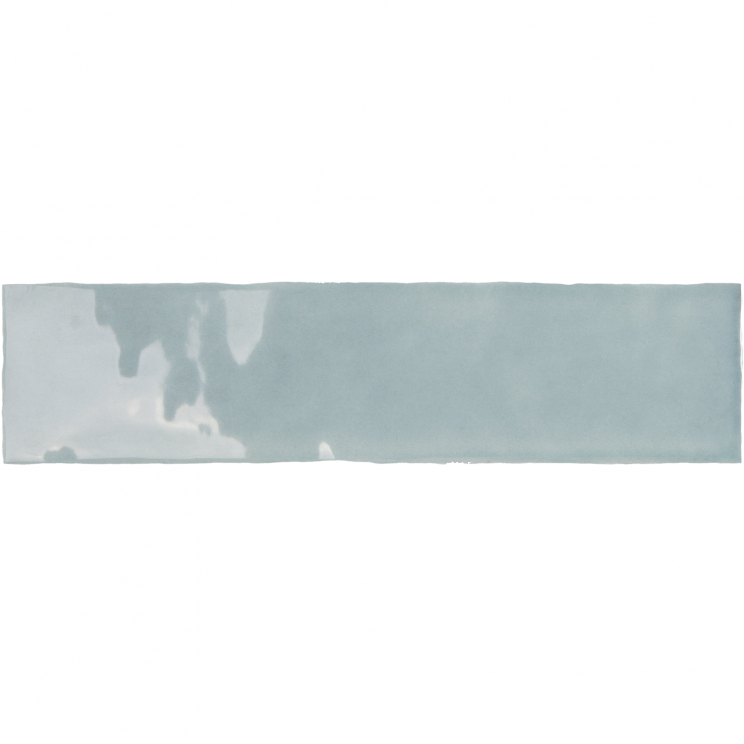 Błyszcząca niebieska okładzina ścienna Ondine 7,5x30 cm Ocean