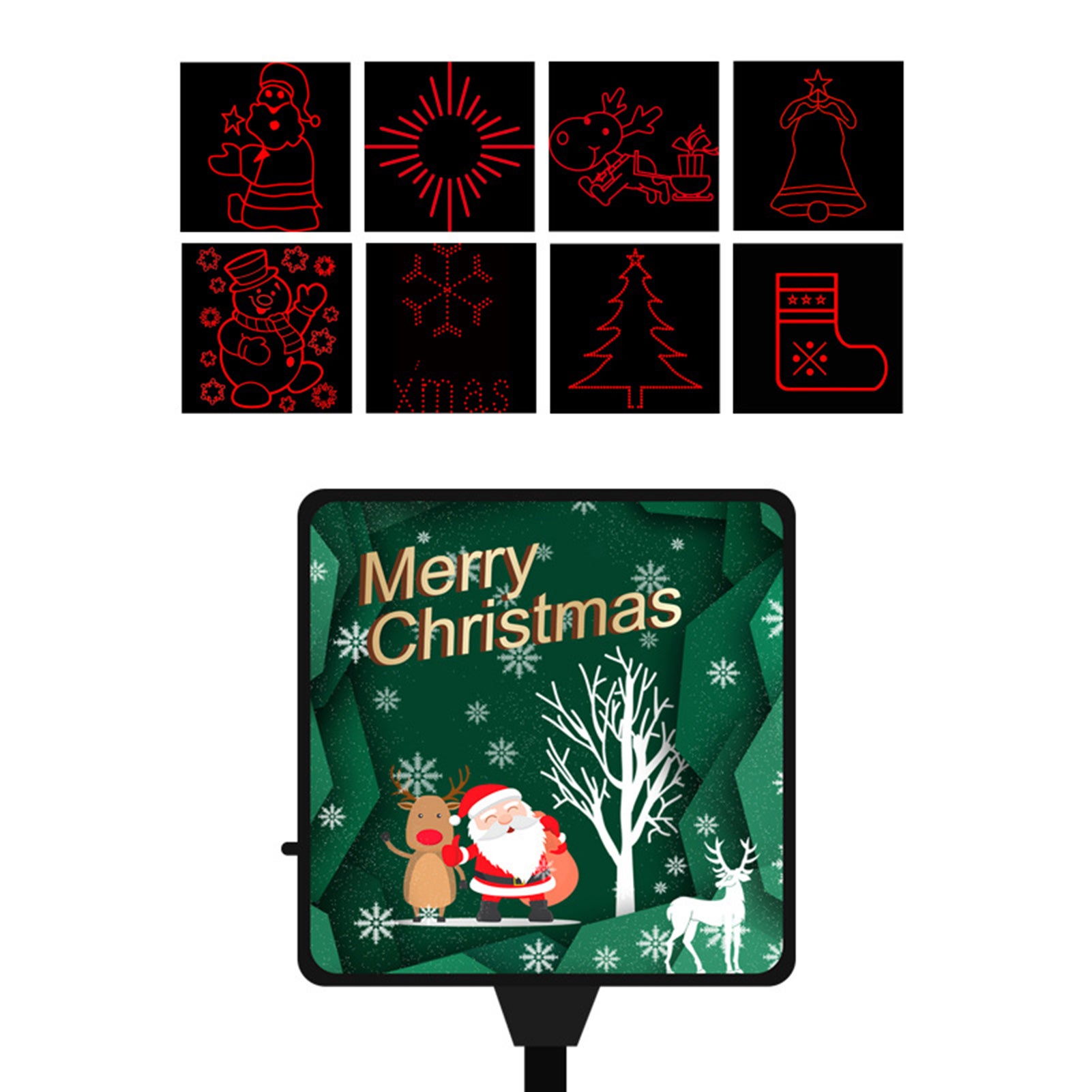 Projektor LED USB z Czujnikiem Dźwięku, Oświetlenie Ambient do Samochodu, Domu i na Imprezy