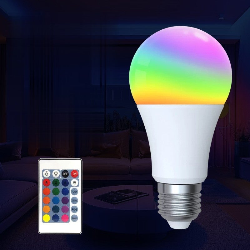 Żarówka LED RGB z funkcją zmiany kolorów, E27-30W-220V-1000lm, żarówka, światło rozproszone.
