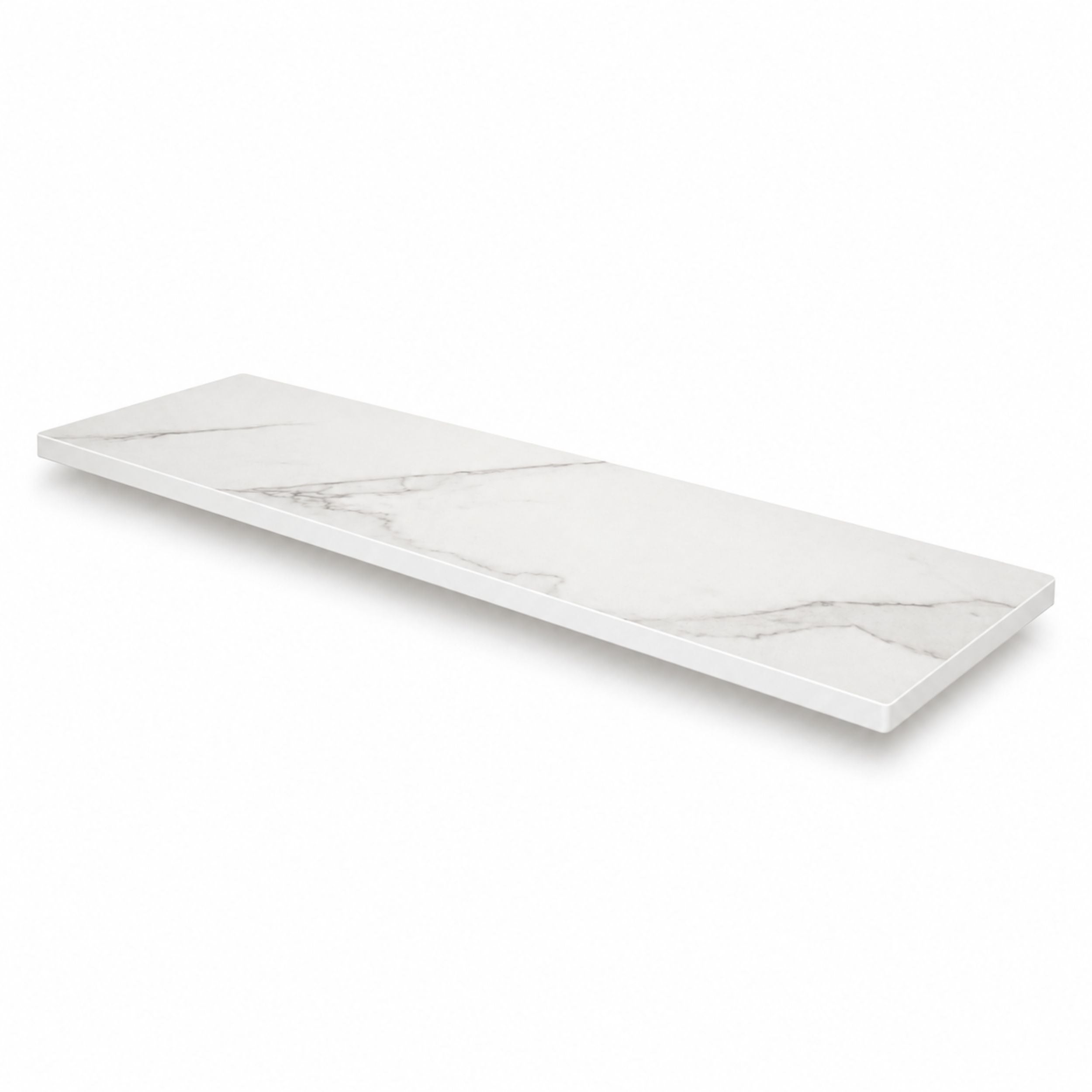 Półka łazienkowa wodoodporna HPL 12 mm Calacatta Olympus K551SU 70x13 cm