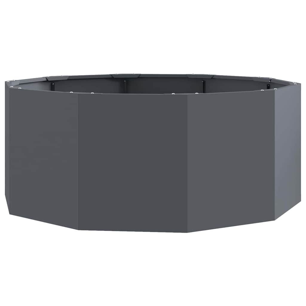 Donica Antracyt 90 x 90 x 35 cm Stal