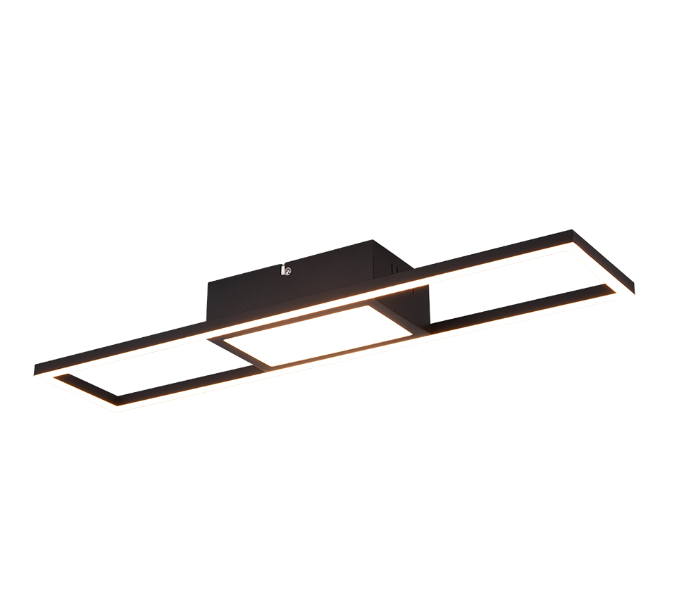 Lampa sufitowa nowoczesna wbudowany LED RIGIDO czarny RL R67172132